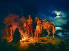 The Indian Camp Art Print