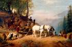 Return from the Bear Hunt Art Print