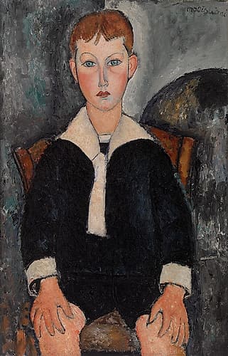Boy in a Sailor Suit 1917 European Print