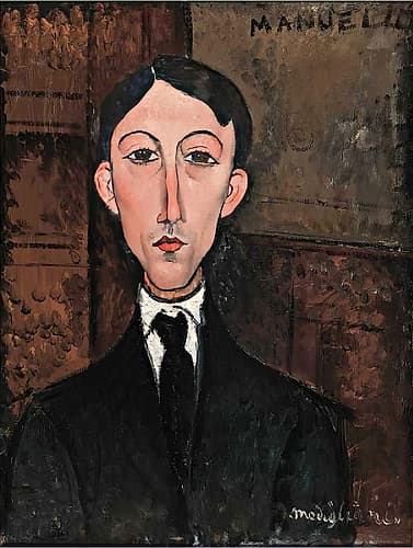 Bust of Manuel Humbert 1916 Art Print