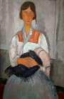 Gypsy Woman with Baby 1919 Art Print