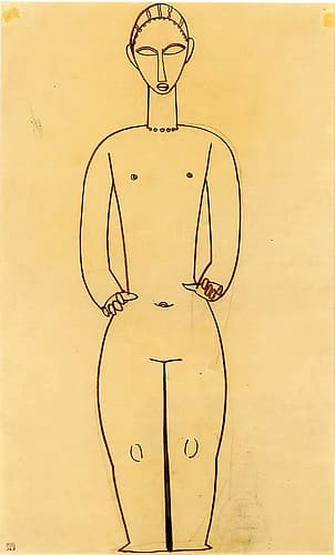 Hermaphrodite 1911 Minimalist Print