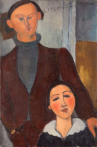 Jacques and Berthe Lipchitz 1916 Art Print