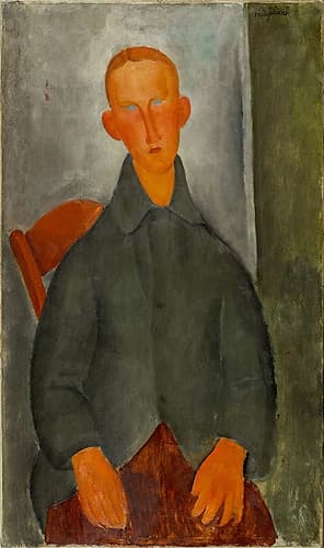 Little Redhead Boy 1919 Minimalist Print