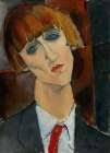 Madame Kisling 1917 Art Print