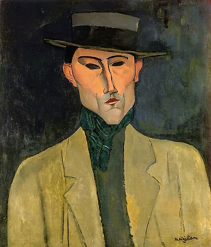 Man with Hat 1915 Art Print