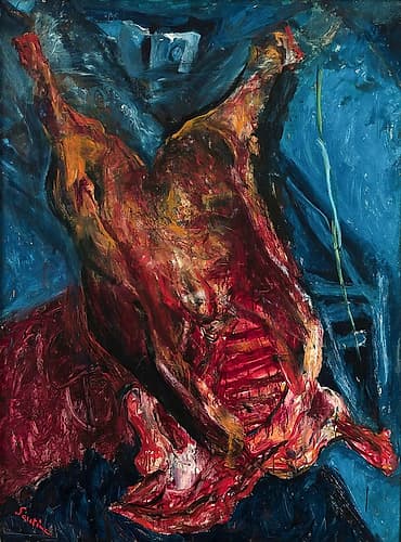 Carcass of Beef 1925 European Print
