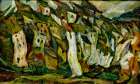Les Maisons 1921 Art Print