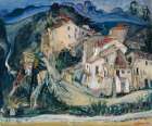 View of Cagnes 1925 Art Print