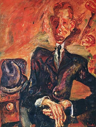 Portrait Of A Man With A Felt Hat 1924 Art Print