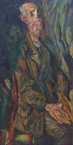 The Old Man with Joined Hands 1920 European Print