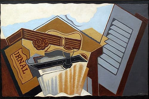 Still Life with a White Cloud 1921 Abstract Art Print