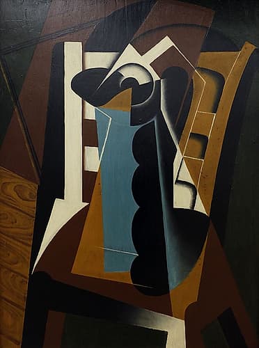 Still life on a chair 1917 Abstract Art Print