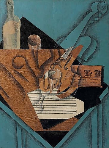 The musicians table 1914 Art Print