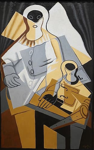 Pierrot 1921 Abstract Art Print