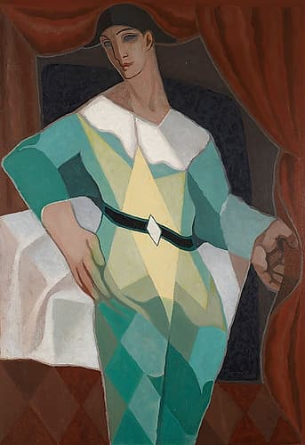 Harlequin 1925 Art Print