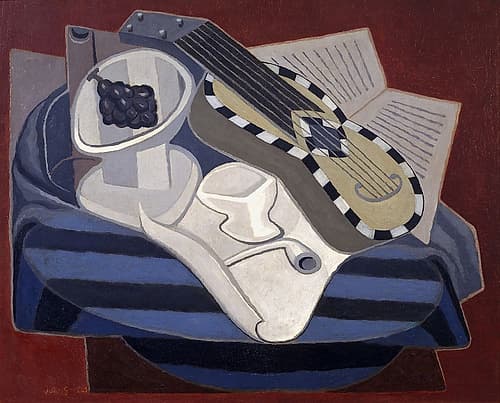 Guitar with inlays 1925 Art Print