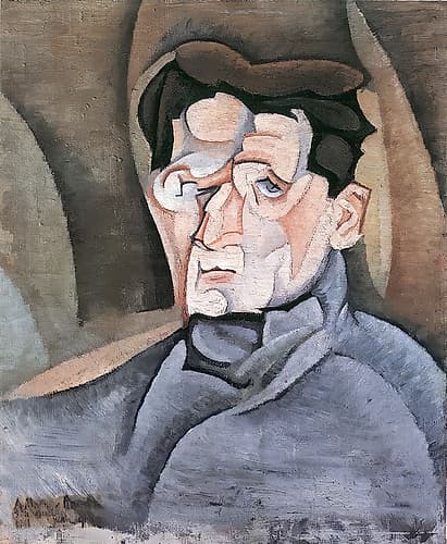Portrait Maurice Raynal 1912 Art Print