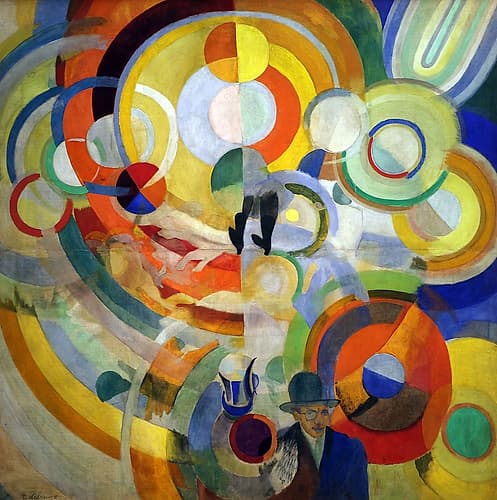 Carousel of Pigs 1922 Abstract Art Print