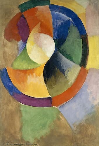 Circular shapes, Sun no 2 - 1912 Art Print