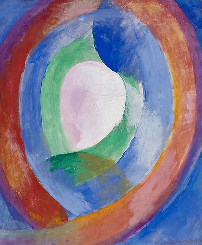Circular shapes; moon no. 1 1913 Abstract Art Print