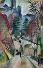 Landscape Laon 1912 Art Print