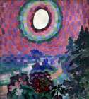 Landscape with Disc 1906 Art Print