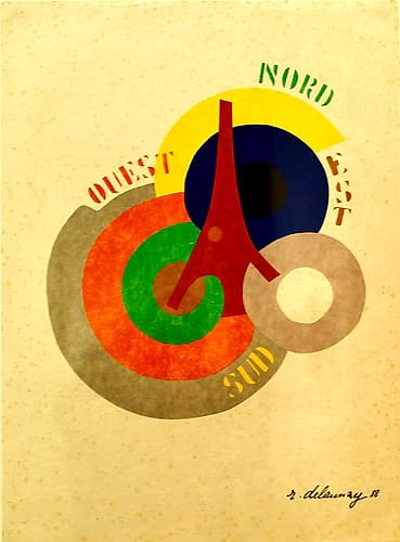 Nord, Sud, Est, Ouest 1918 Abstract Art Print