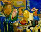 Portuguese still life 1915 Art Print