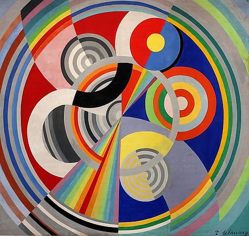 Rhythm no 1, decoration for the tuileries room, 1938 Abstract Art Print