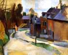 Road in Laon 1912 Art Print
