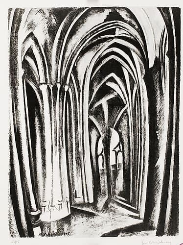 Saint Severin 1925 Architecture Print
