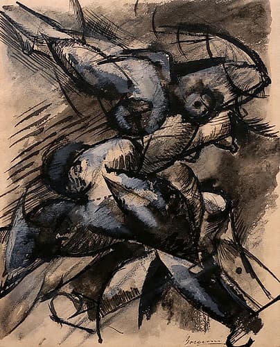 I Want to fix Human Forms in Motion, 1913 I Art Print