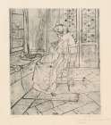 My Mother Working 1907 Art Print