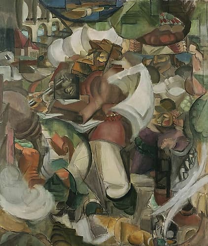 The Huntsman 1911 Abstract Art Print