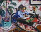 Little Schoolgirl 1907 Art Print