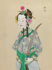 100 Portraits of Peking Opera Characters 58 Art Print