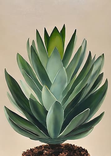 Aloe Plant Art Print