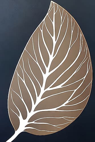 Aspen Leaf Minimalist Print