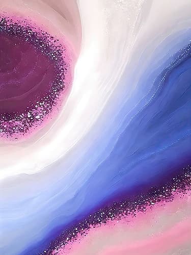 Channeled Waters Abstract Art Print