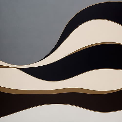 Chutes and Slides Abstract Art Print