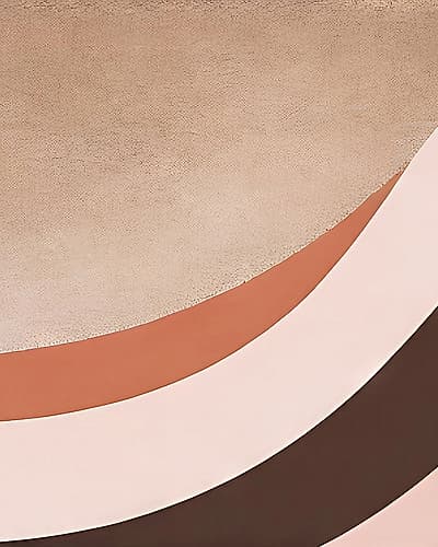 Curving Colors Art Print