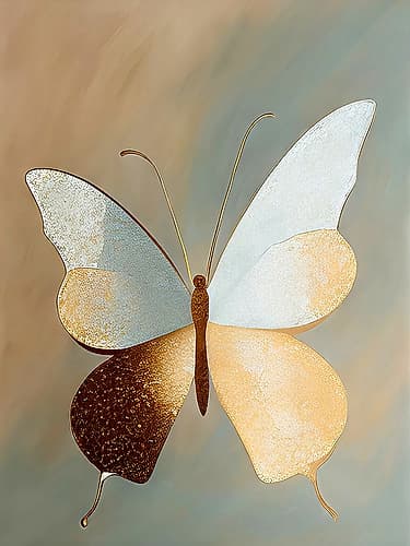 Glass Butterfly Art Print