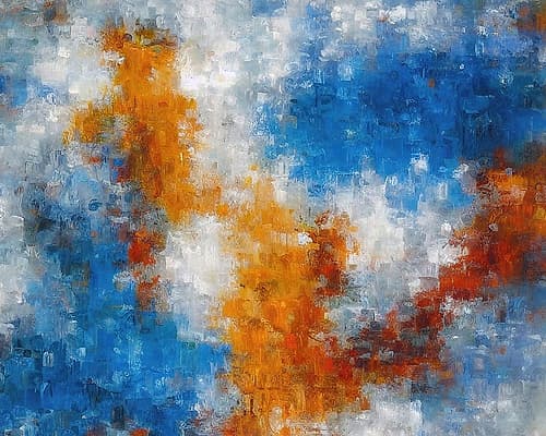 Hide Away Abstract Art Print