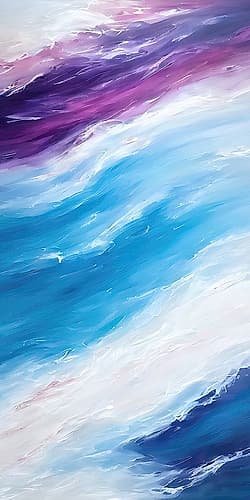 Lure of the Waves Abstract Art Print
