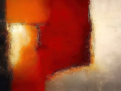Melting Caramel Abstract Art Print