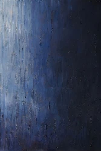 Midnight In Blue Abstract Art Print