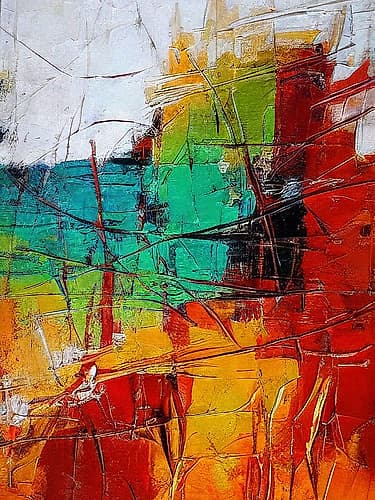 Nameless City Abstract Art Print