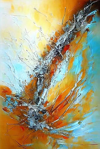 Reaching Far Abstract Art Print