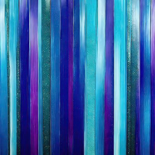 Shiny Ribbons Abstract Art Print